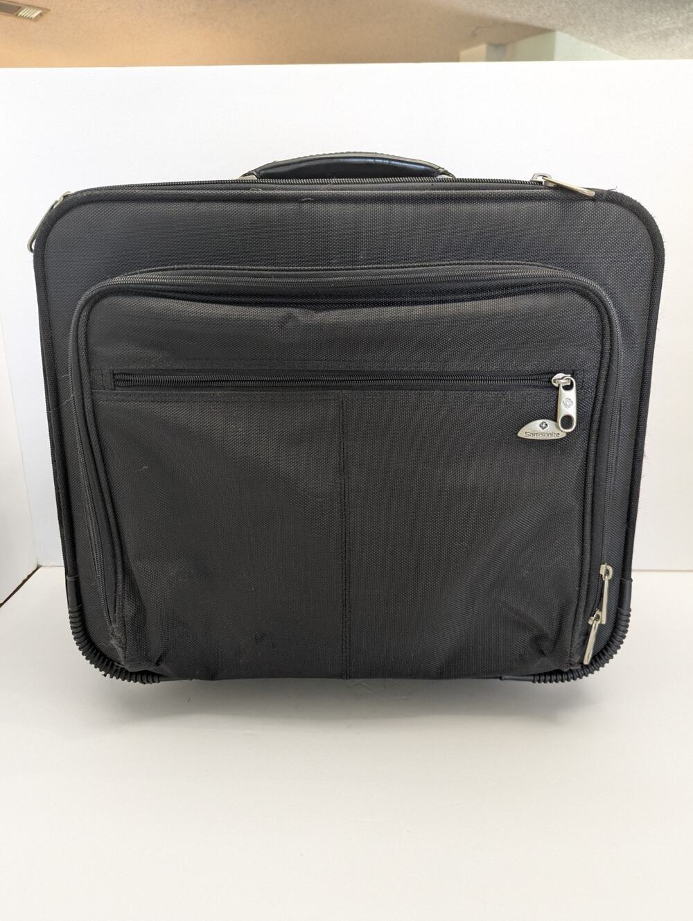 Samsonite Business Black Travel Carry On Laptop Suitcase Roller Bag